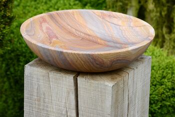 Rainbow Sandstone Birdbath Bowl, 2 of 5