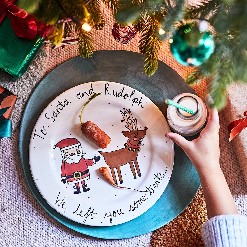 Christmas Eve Plate For Santa And Rudolphs Treats, 1 of 2