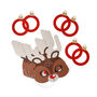 Joy To The World Christmas Reindeer Ring Toss Game, thumbnail 2 of 2