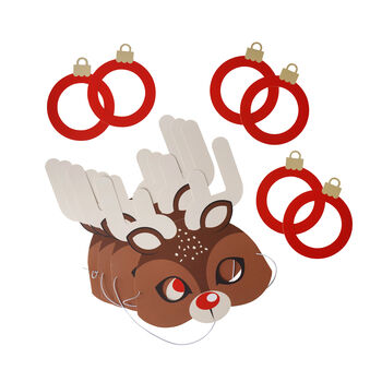 Joy To The World Christmas Reindeer Ring Toss Game, 2 of 2