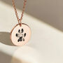 Custom Paw Print Necklace, thumbnail 7 of 10