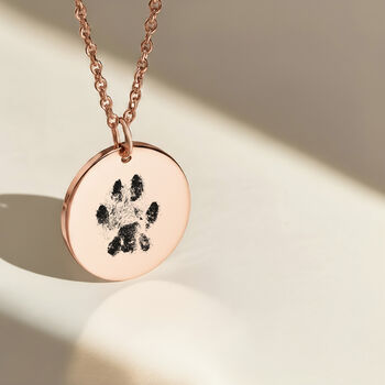 Custom Paw Print Necklace, 7 of 10