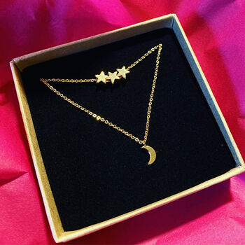 Tiny Gold Star Necklace, 5 of 11