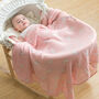 Extra Large Pink Bunny Bamboo Muslin, thumbnail 1 of 7