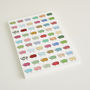 Large Colourful Sheep Pattern Notebook, thumbnail 4 of 4