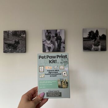 Pet Gift Paw Print Keepsake Kit, 5 of 11