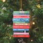 Personalised Books Christmas Tree Decoration, thumbnail 5 of 5