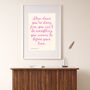 A4 Print Billy Joel, Vienna Waits For You Pink, thumbnail 3 of 4