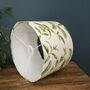 Oasis Spruce Green Botanical Drum Lampshade, thumbnail 8 of 11