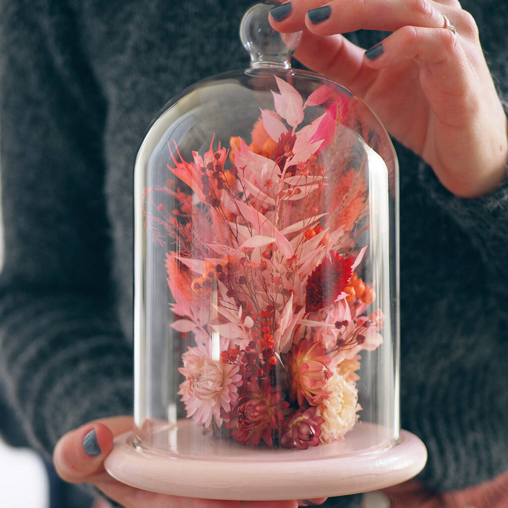 Dried Flower Centrepiece Cloche By For Keeps