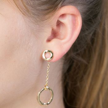 Circle Wear Two Ways Earrings, 2 of 6