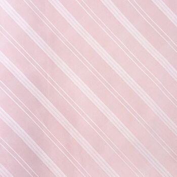 Women's 'Shell Pink' Cotton Satin Stripe Robe, 5 of 5