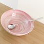 Volu Pink/White Bowl With Spoon Rest, thumbnail 1 of 3