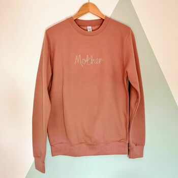 Mother Hand Embroidered Sweatshirt, 4 of 5