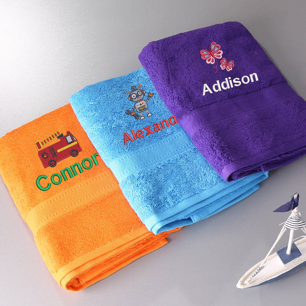 kids-personalised-bath-towel-by-duncan-stewart-notonthehighstreet