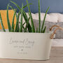 Personalised Metal Planter For Couples, thumbnail 1 of 4