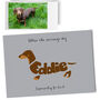 Personalised Dachshund Print, thumbnail 3 of 6