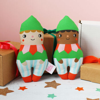 Christmas Elf Rattle Toy, 6 of 7