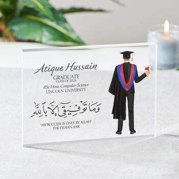 Muslim Male Graduation Gift With Scroll, 6 of 10