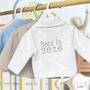 Born In 2026 Baby Cardigan, thumbnail 2 of 2