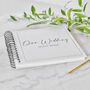 Black And White Wedding Guest Book, thumbnail 1 of 4