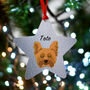 Yorkshire Terrier Dog Christmas Decoration Personalised, thumbnail 9 of 9