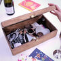 Personalised Wooden 40th Year Memory Box 1970s Design, thumbnail 4 of 5