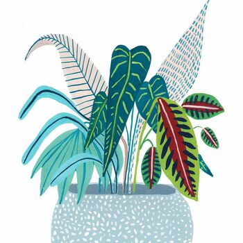 Potted Plant Art Print, 4 of 5