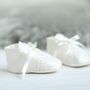 Christening Booties For Boys 'Oliver', thumbnail 6 of 12
