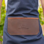 Personalised Leather And Canvas Craft Apron, thumbnail 1 of 4
