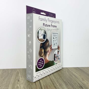 Family Fingerprints Picture Frame Kit, 9 of 11