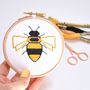 Bee Cross Stitch Kit, thumbnail 1 of 1