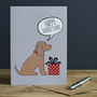 Golden Cocker Spaniel Father's Day Card, thumbnail 2 of 2