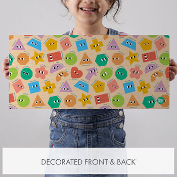 Personalised Brights Premium Shapes Wooden Name Puzzle, 2 of 5