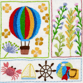 Summer Splendour Hand Embroidery Kit, 6 of 12
