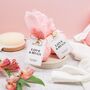 Love And Hugs Pink Lemonade Bath Bomb Heartfelt Gift, thumbnail 3 of 4