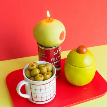 Olive Candle, 2 of 3