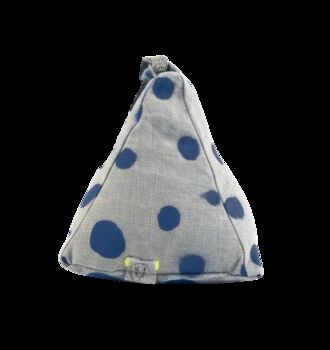 Hand Painted Linen Sustainable Doorstop In Polka Dot Print, 9 of 10