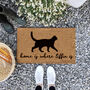 Personalised Pet Cat Doormat Gift For Home, thumbnail 1 of 3