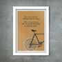 Cycling Mantra Cycling Poster Print, thumbnail 2 of 3