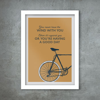 Cycling Mantra Cycling Poster Print, 2 of 3