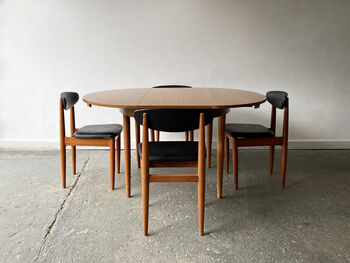 Mid Centurydining Table Andchairs By Schreiber, 6 of 12