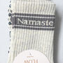 'Namaste' Grip Socks, thumbnail 2 of 2