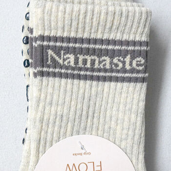 'Namaste' Grip Socks, 2 of 2