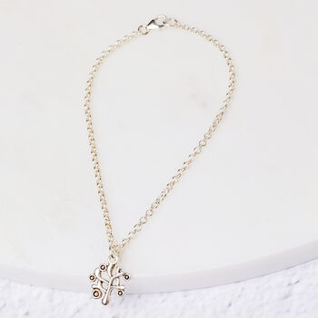Silver 50th Birthday Tree Of Life Bracelet, 5 of 8