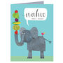 Elephant Mini Greetings Card, thumbnail 2 of 7