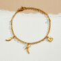 Personalised Dinky Story Three Charm Bracelet, thumbnail 4 of 9