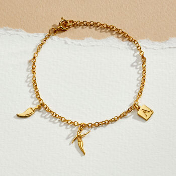 Personalised Dinky Story Three Charm Bracelet, 4 of 9