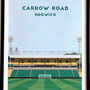 Carrow Road Norwich Football Stadium Art Print Gift, thumbnail 8 of 8