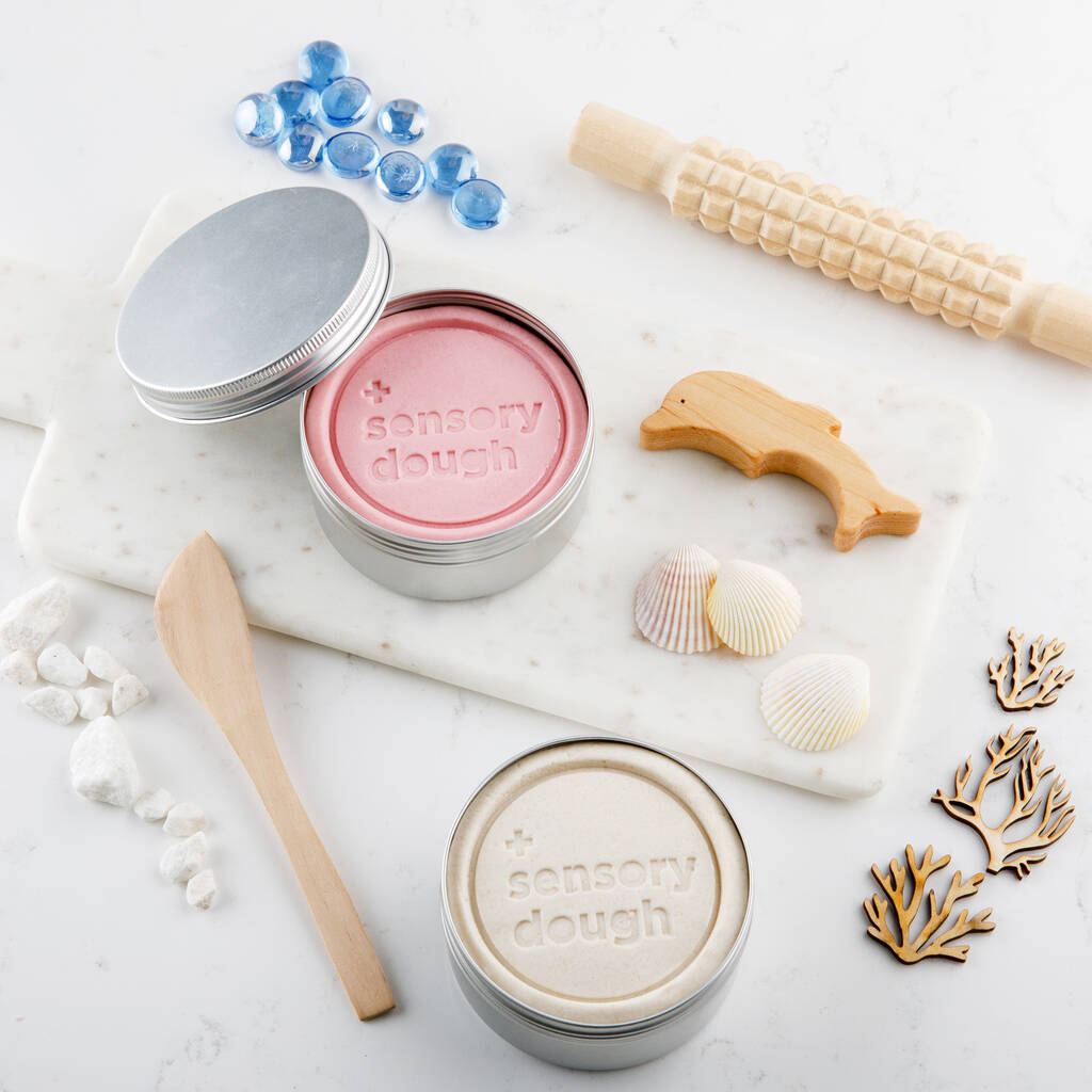 Image of Seaside Play Kit And Sensory Dough